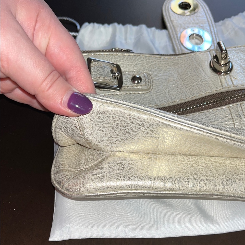 Coach Metallic Shoulder Bag - Picture 7 of 14